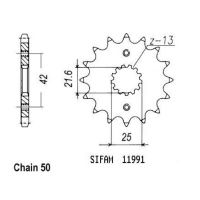 Přední řetězové kolečko Kawasaki